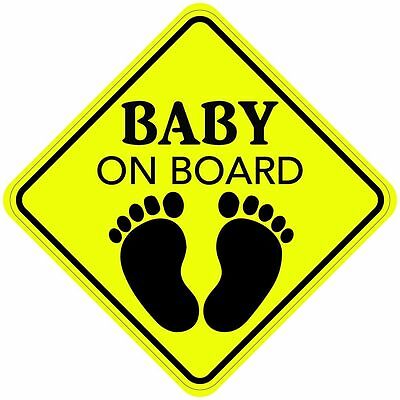 Baby On Board Sign Sticker Decal Car Buy2, Get3rd Free Made In The Usa 5.8'x5.8'